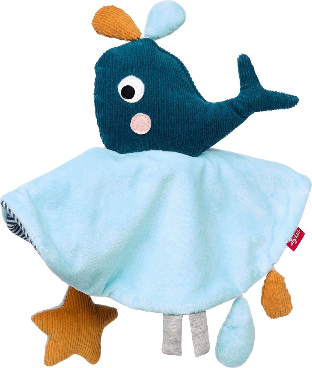 sigikid Knuffeldoek Walvis Urban Wild