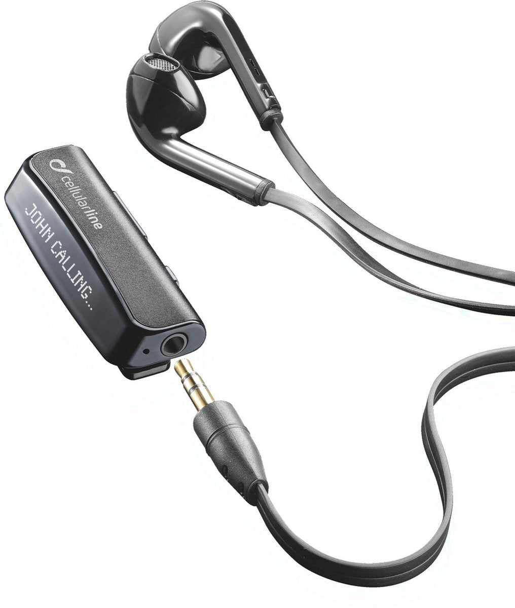 Cellularline Vision Clip Headset In-ear Zwart