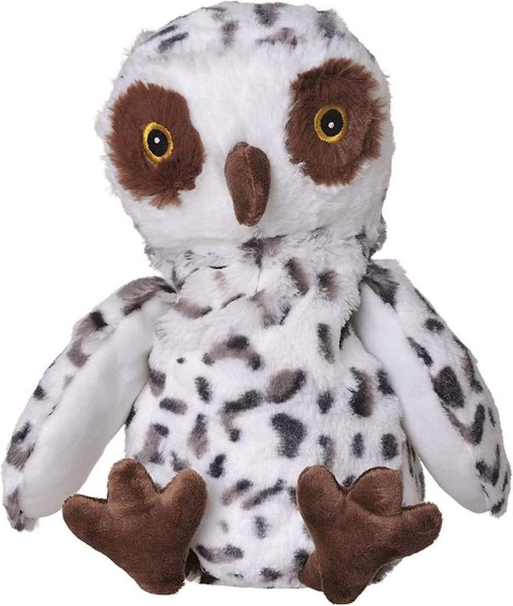 Welliebellies Uil opwarmknuffel 30 cm