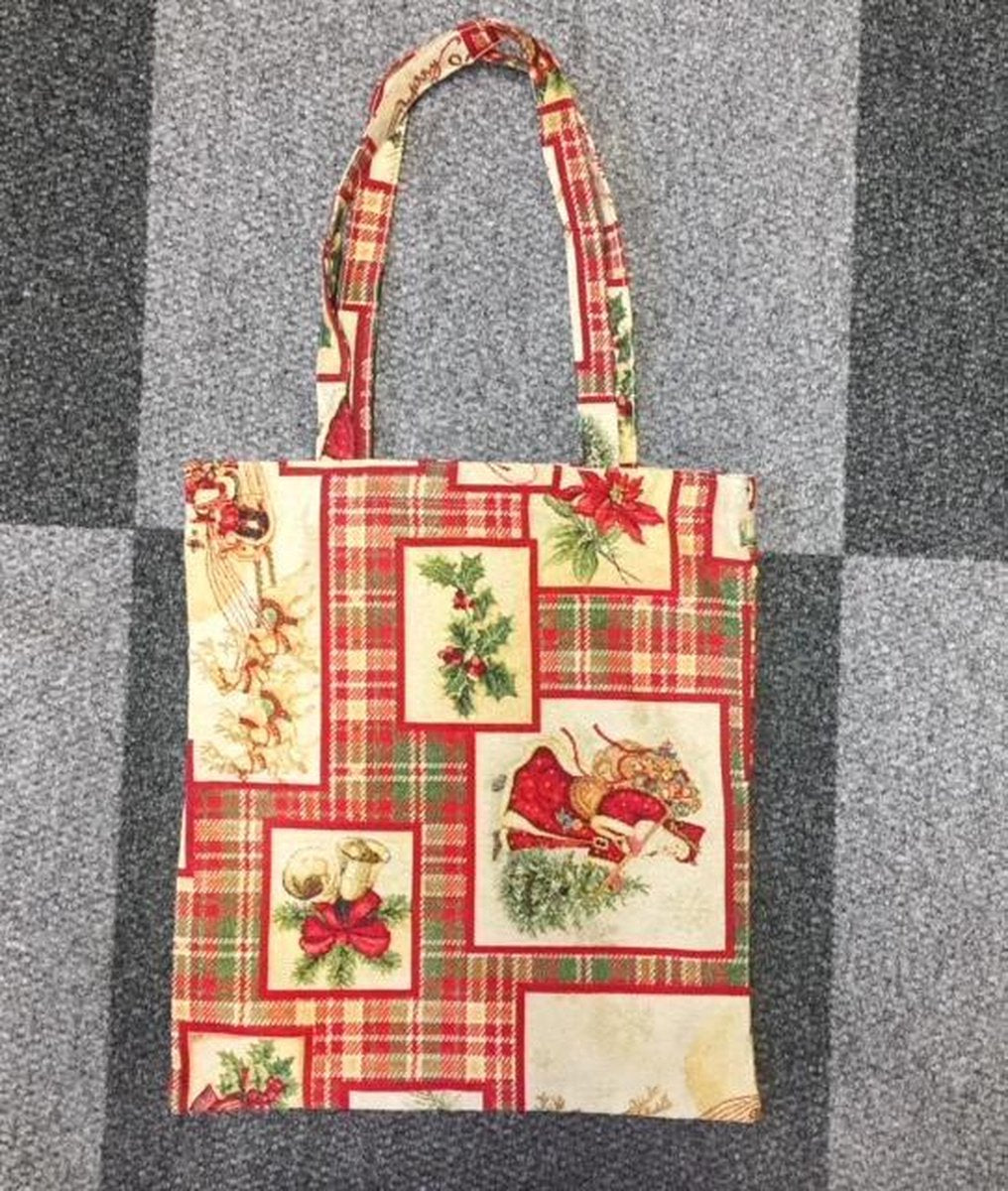 Boodschappentas - luxe gobelin - Kerst Schotland - Christmas