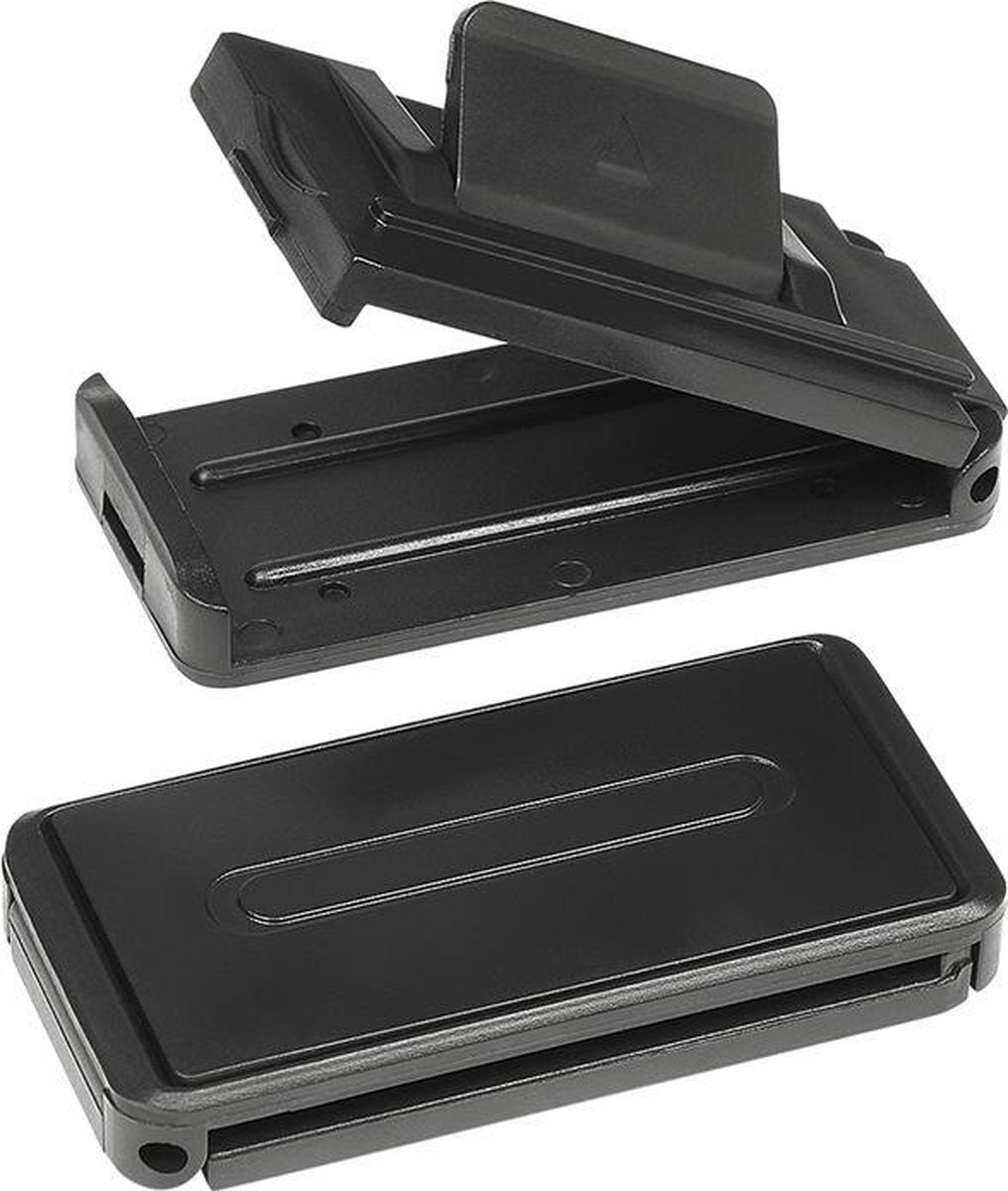 Gordelversteller set van 2 stuks zwart