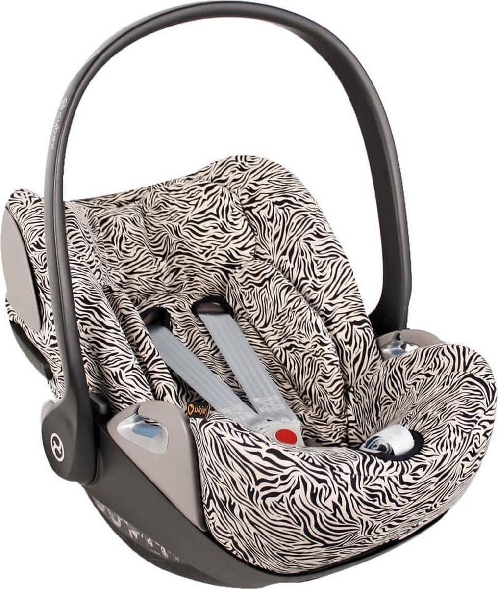 Ukje Cybex Cloud Z hoes - Perfecte pasvorm - Beige zebra