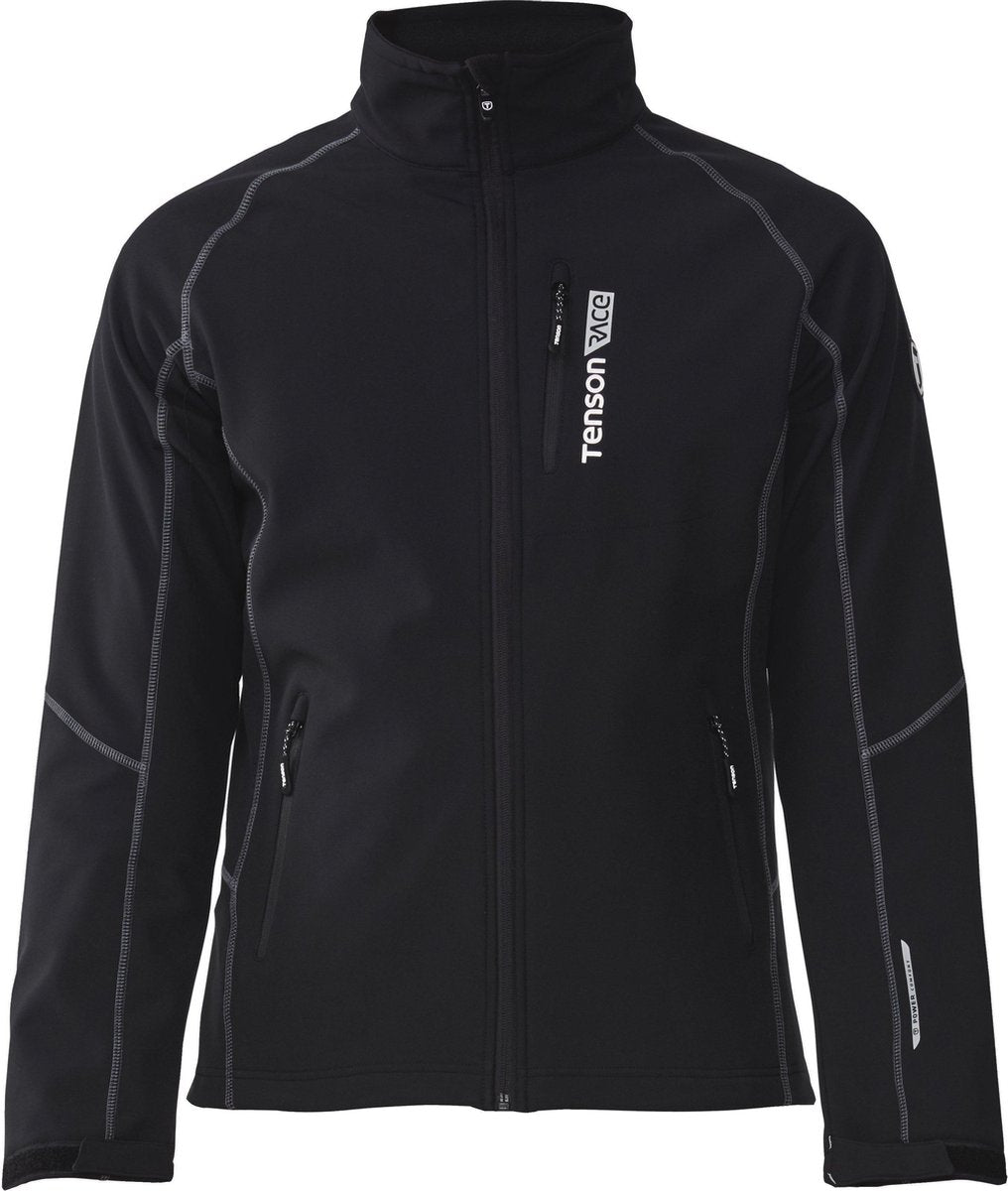 Tenson Race Softshell M - Outdoorjas - Heren - Zwart - Maat XS