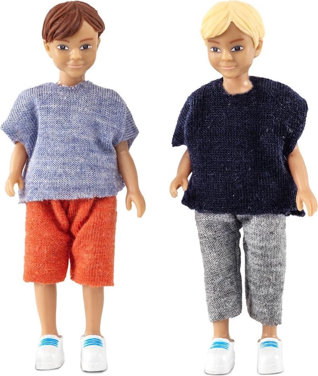 Lundby poppenhuis Set - Twee jongens
