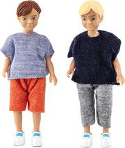 Lundby poppenhuis Set - Twee jongens