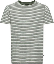Matinique T-shirt Jermane Streep Olijf Groen (30205254 - 190515)