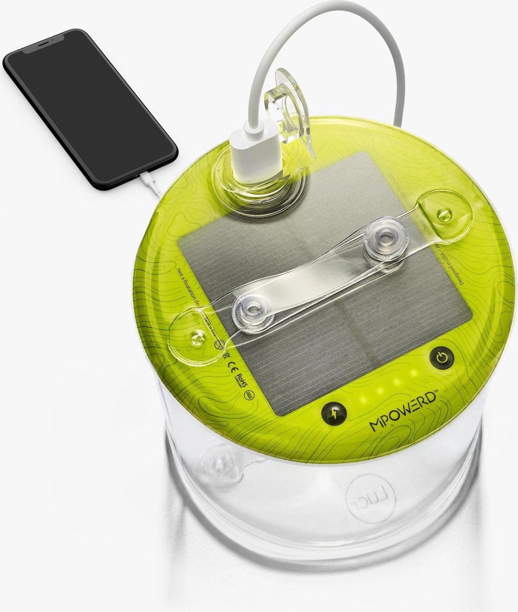 MPOWERD Luci Pro Outdoor 2.0 - Opblaasbare Solarlamp met Powerbank