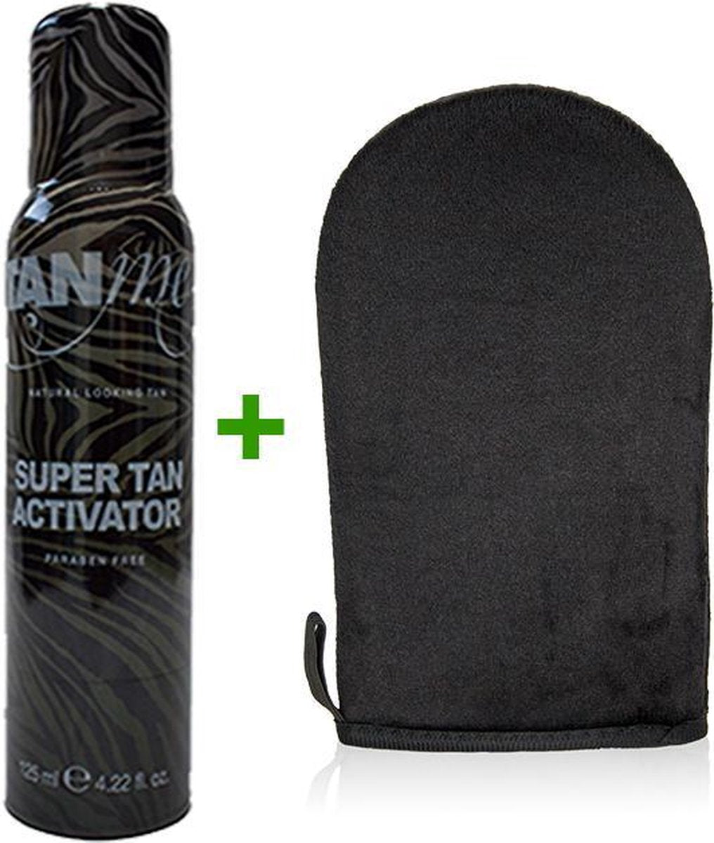 TanMe Zelfbruiner - Self Tanning - Spray + Tanninghandschoen - Gezicht en Lichaam - Lite