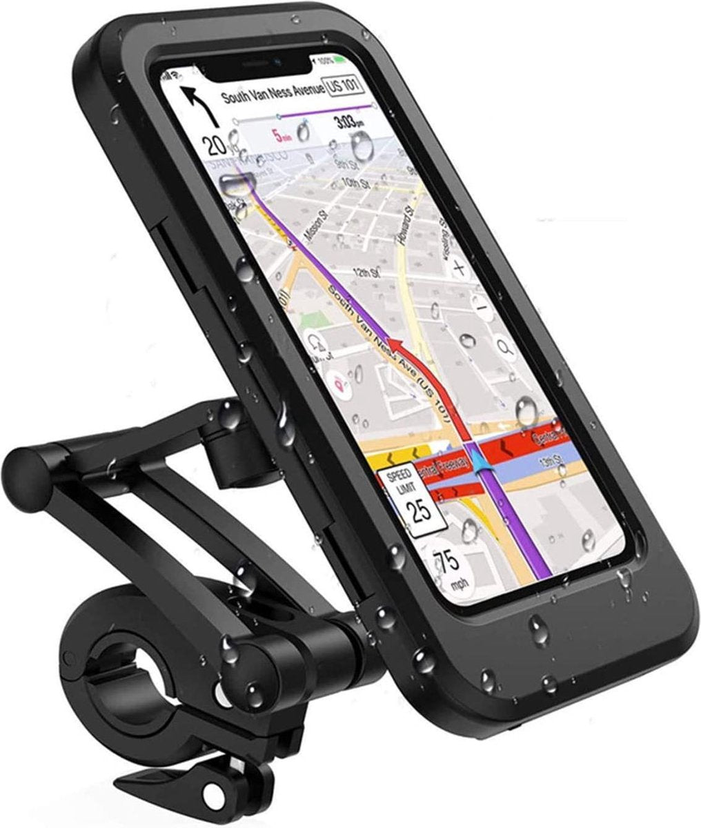 BOTC® Telefoonhouder Fiets Universeel - Draaibaar - Anti Shock & Vibratie - Waterbestendig  - 4 tot 6.7 inch