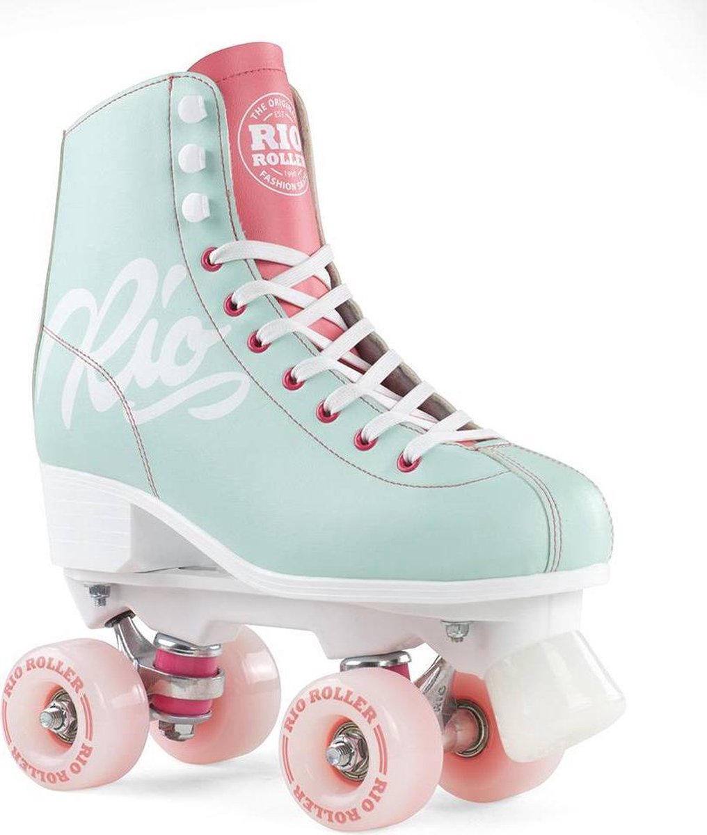 Sfr Rolschaatsen Quad Rio Script Dames Groen Maat 42