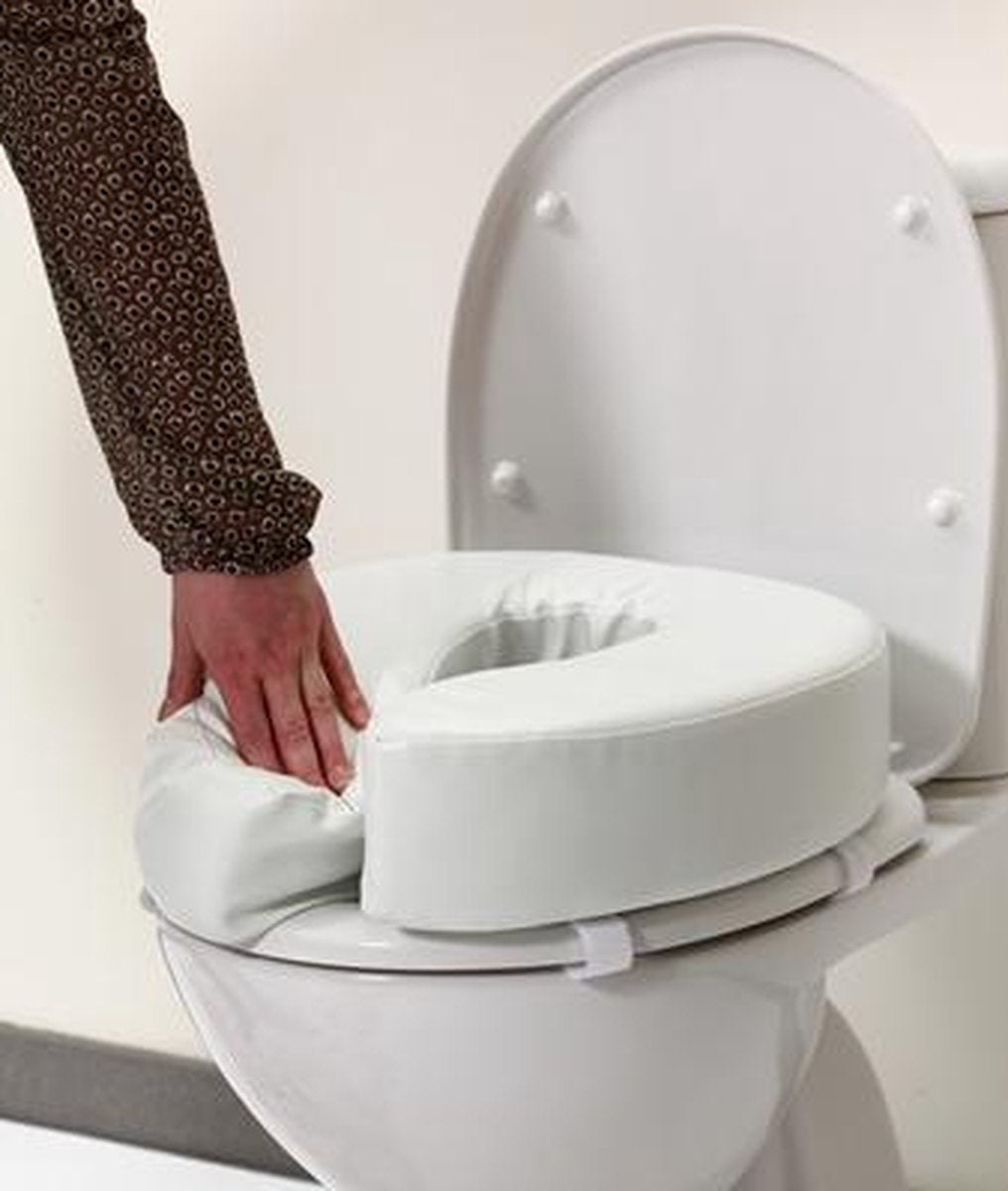 Toiletkussen voor gewoon toilet - zacht vinyl 5 cm