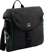 Willex 300 S Enkele Fietstas - 12 liter - Zwart/Groen