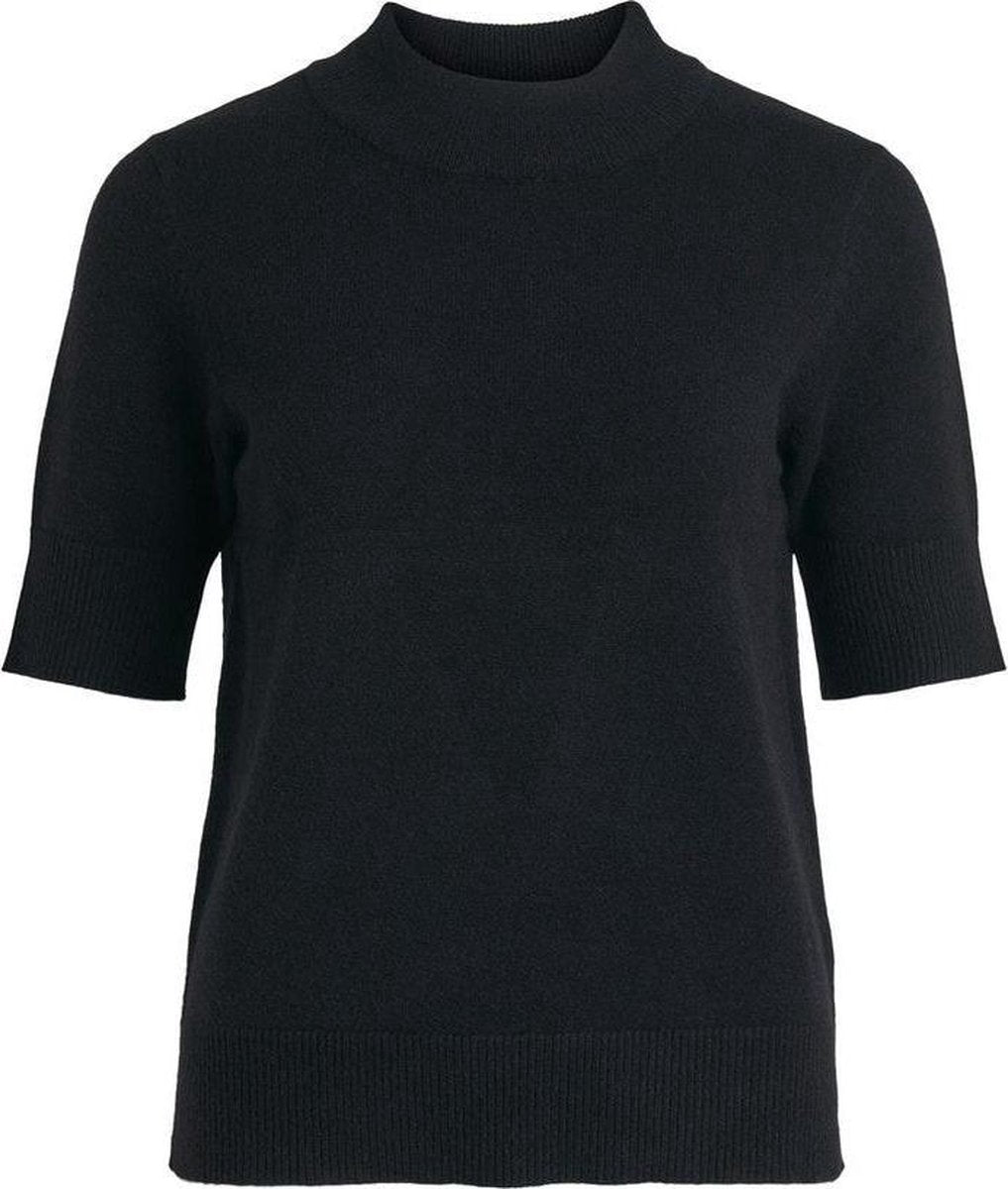 Viril Crew Neck 2/4 Knit Top - Noos 14067869 Black
