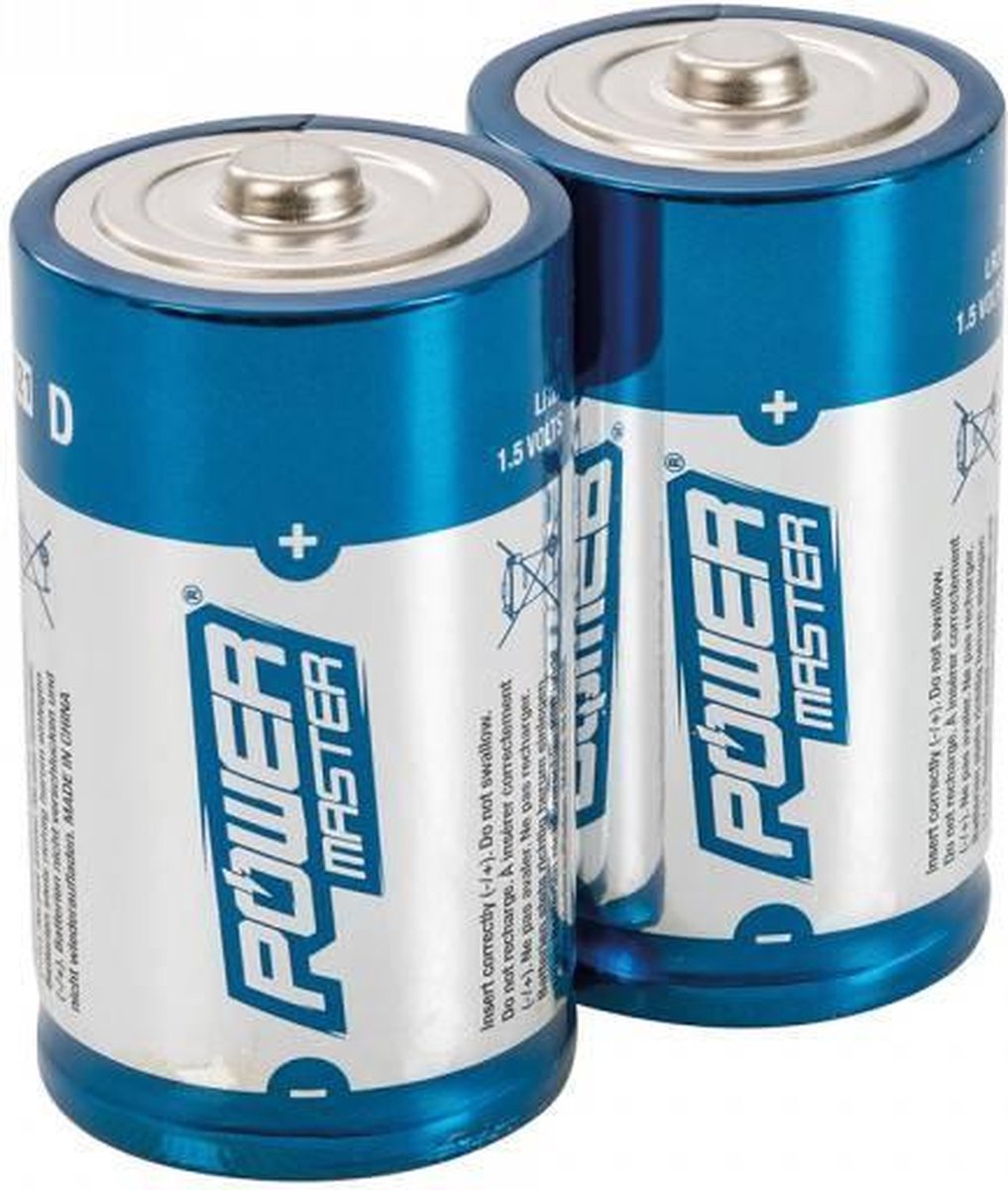 SILVERLINE type D SUPER Alkaline batterijen LR20