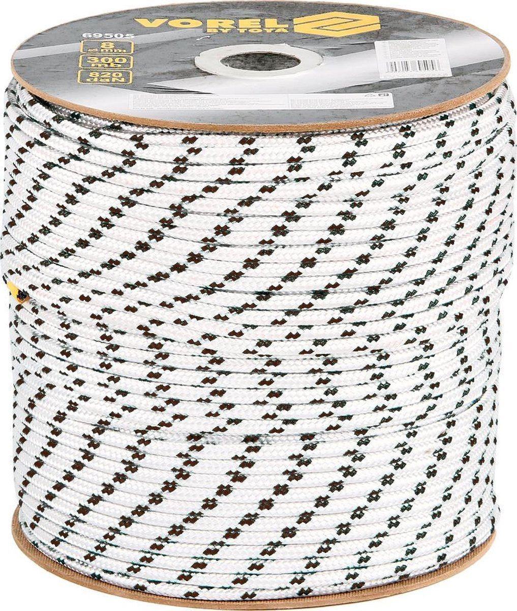 Touw op rol - 4mm - 400 meter - Wit
