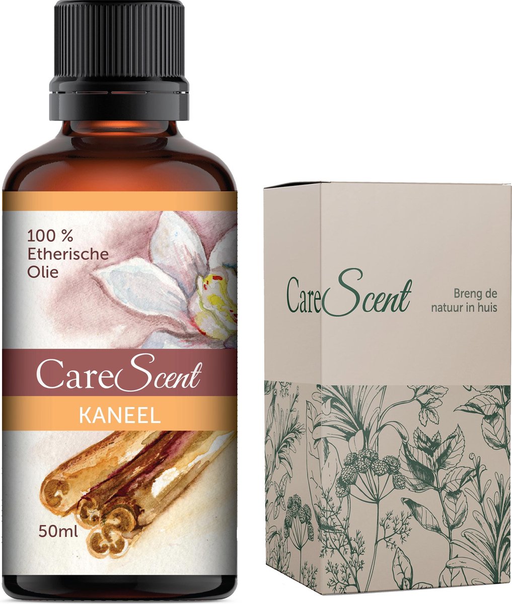 CareScent Kaneelolie | Etherische Olie | Essentiële Olie | Geur Olie | Aroma Olie | Aroma Diffuser Olie | Kaneel Olie - 50 ml