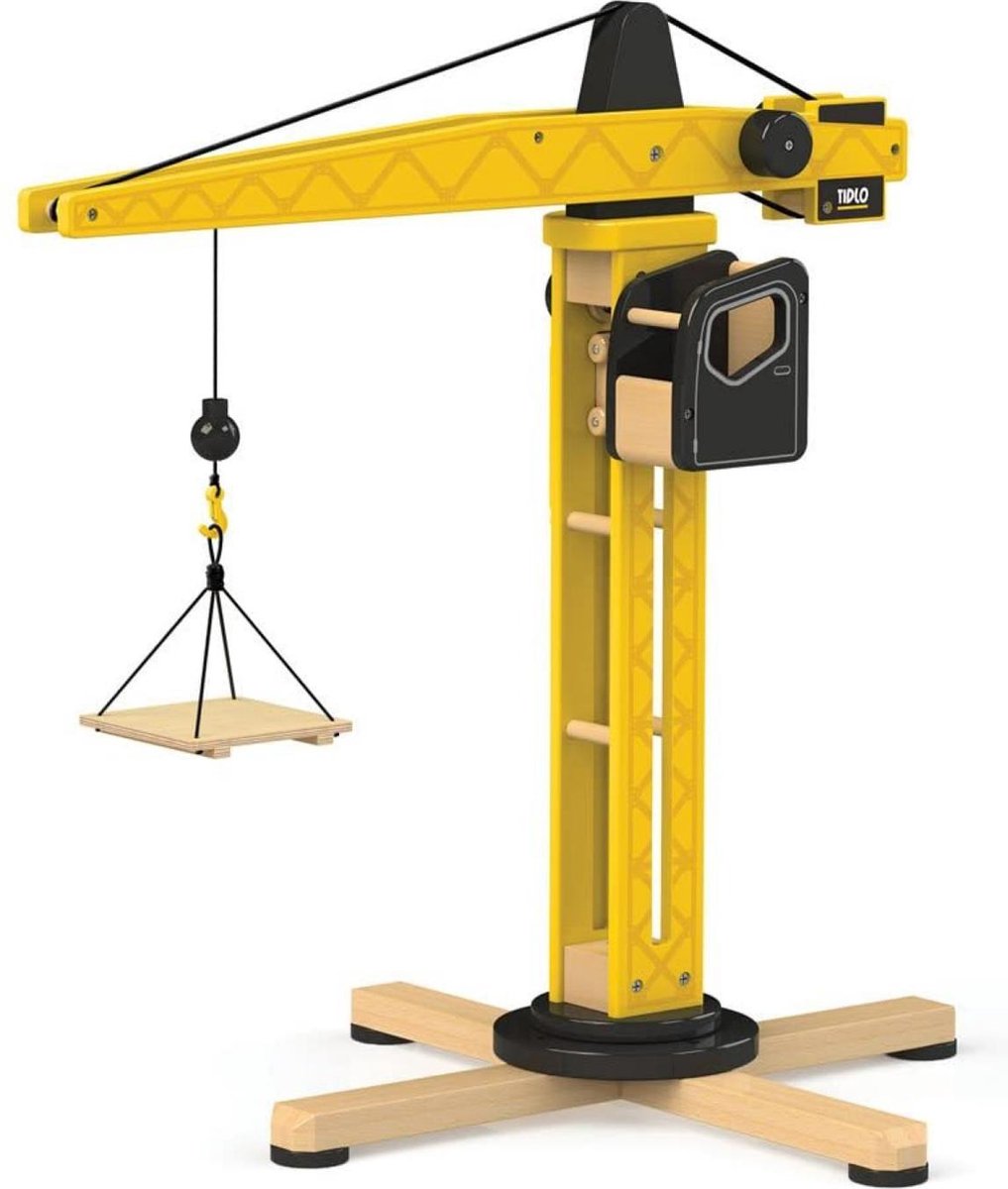Hijskraan - Torenkraan - Hout - 58cm