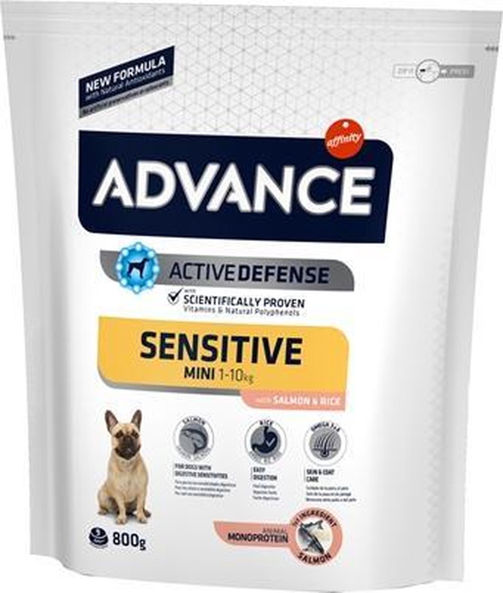 Advance mini sensitive - 800 gr - 1 stuks