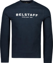 Belstaff Sweater Blauw Normaal - Maat XL - Heren - Herfst/Winter Collectie - Katoen