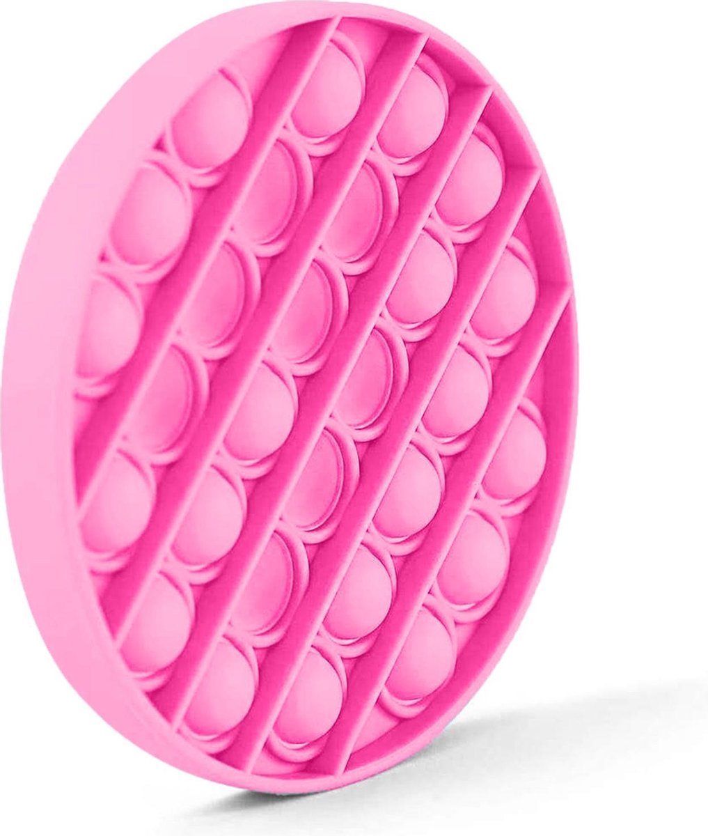 Premium Kwaliteit Pop-It Fidget | Anti Stress Speelgoed | Tik-Tok Fidget | Cirkel Roze