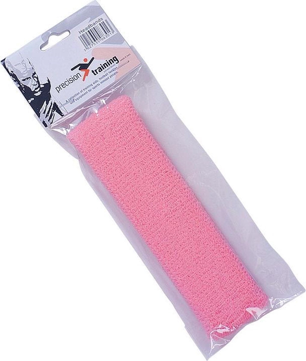 Precision Training Hoofdband Katoen Roze One-size