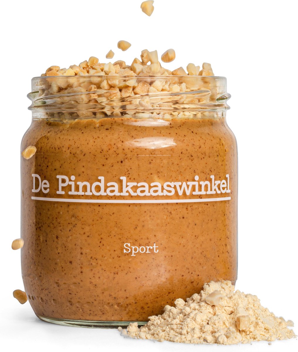 Pindakaas Sport van De Pindakaaswinkel 2 potten