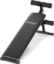 Buiktrainer sit-Up bank Inklapbaar met gevoerde beenfixeering