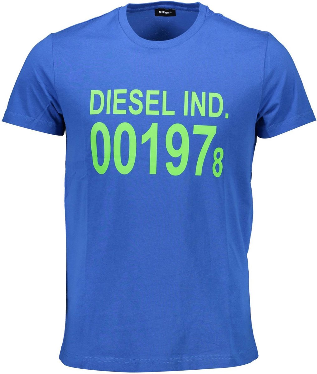 Diesel T-shirt Blauw 2XL Heren