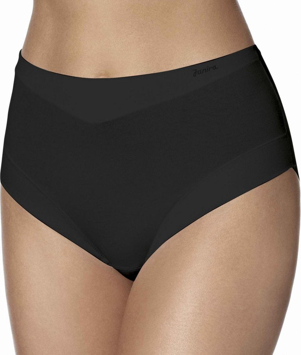 Janira Cotton Band Slip 31863 Zwart M - 2 stuks