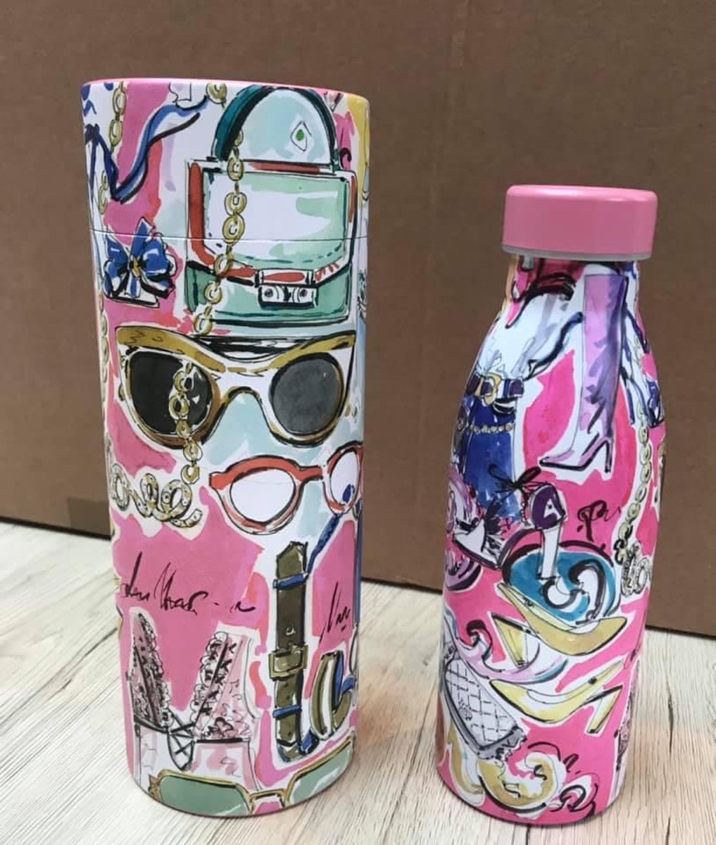Baci Milano Baci Italia - Fashion Woman - Chilly's Bottle -  Ø 7 cm x H 21 cm in mooie giftbox