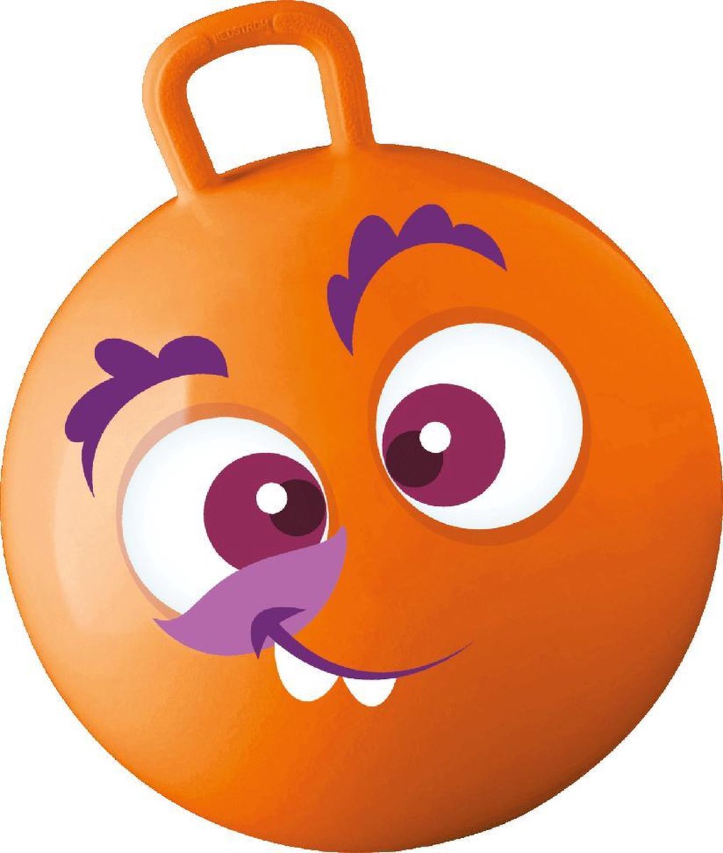 Skippybal Smiley face 50 cm | oranje