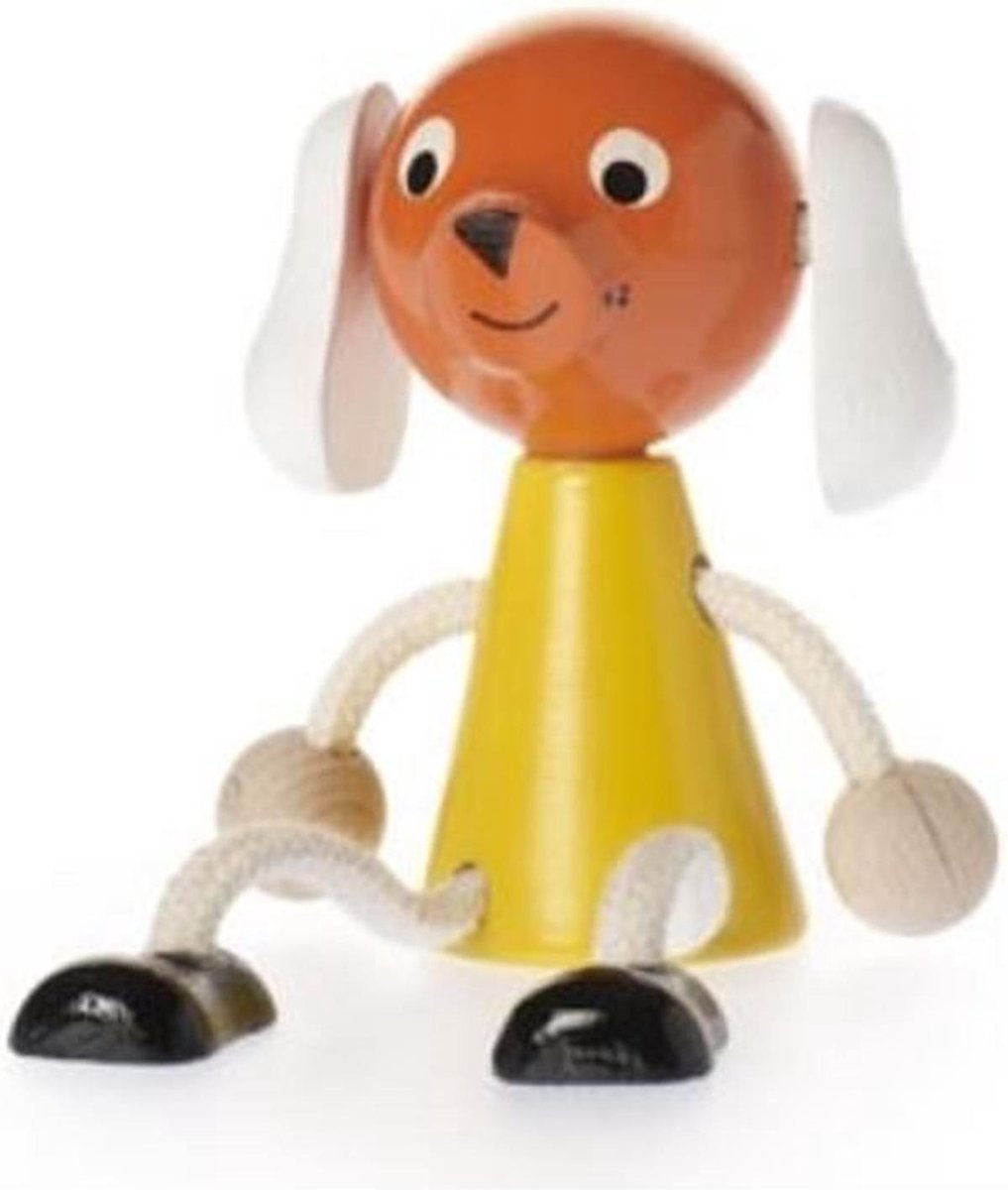Zitfiguur hond gekleurd