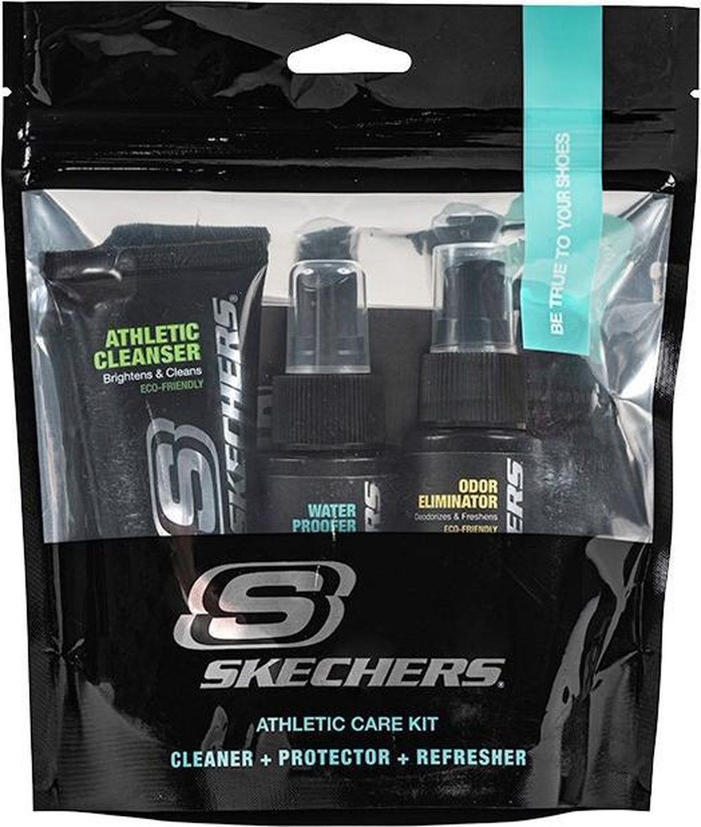 [Skechers][Athletic Care Kit]-[Schoenverzorging]-[Athletic Cleanser/ Water Proofer/ Odor Eliminator]-[verzorgende set om sneakers te reinigen
