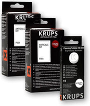 2X krups F054 ontkalker en 1X Krups XS3000 reinigingstablet