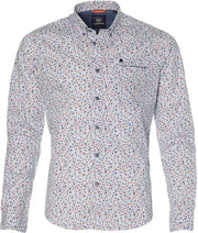 Lerros Overhemd - Modern Fit - Rood - 3XL Grote Maten