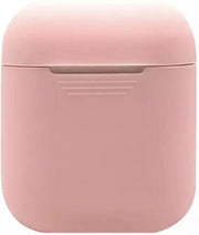 Siliconen Bescherm Hoesje Cover voor Apple AirPods Case - Airpods Hoesje Siliconen Case Roze (Pink)