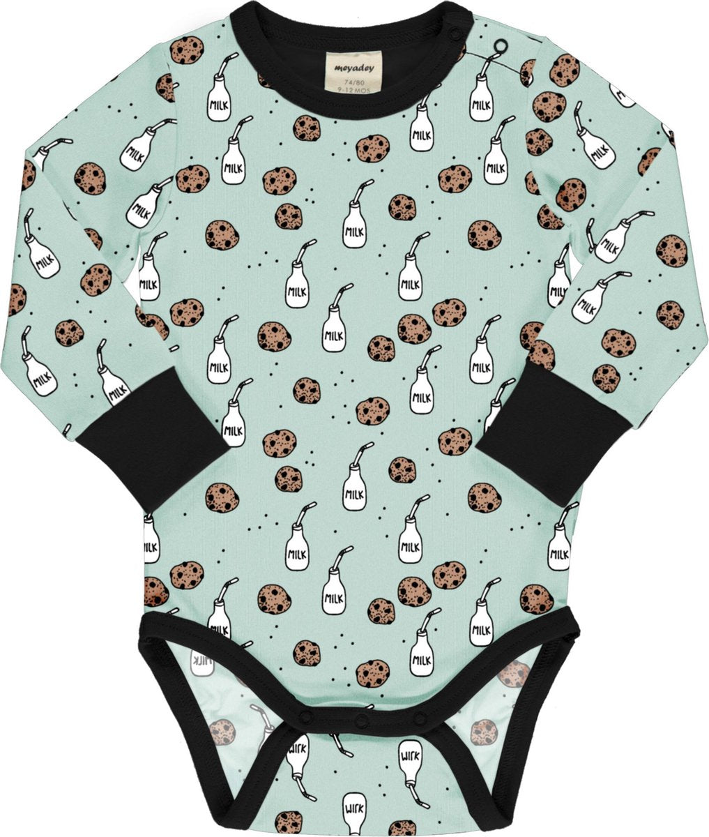 Meyadey Romper LS |MILK & COOKIES| Maat 86/92