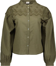 Jdyshorlene Life L/s Shirt Wvn 15227221 Kalamata