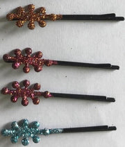 Haarschuifjes Glitter Bloem - 10 Delig