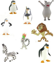 Set Madagascar 8 Speelfiguren Comansi (ca 9 cm)