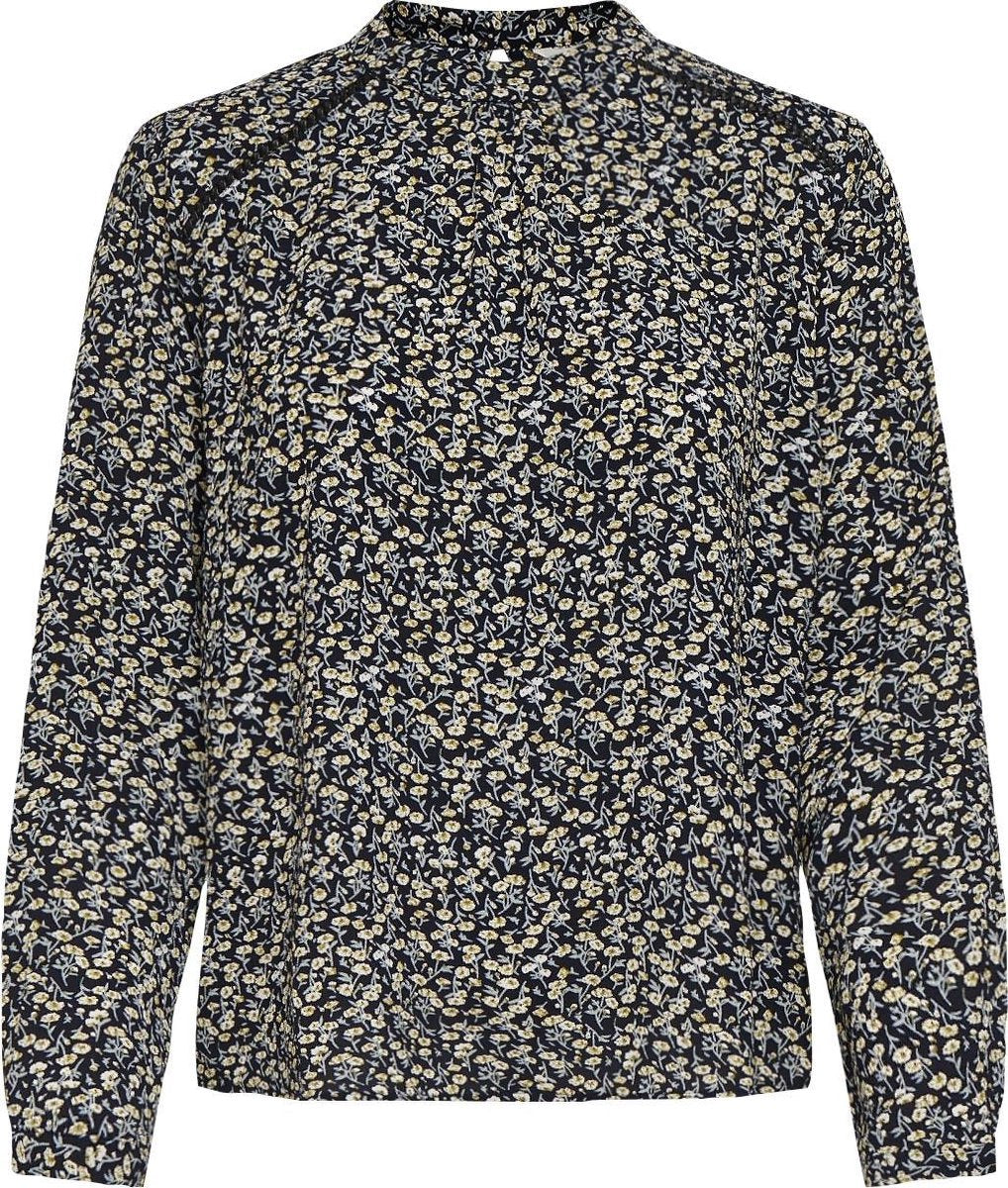 Onlnew Mallory  L/s Blouse Aop Wvn Night Sky/anne Ditsy