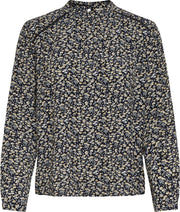 Onlnew Mallory  L/s Blouse Aop Wvn Night Sky/anne Ditsy