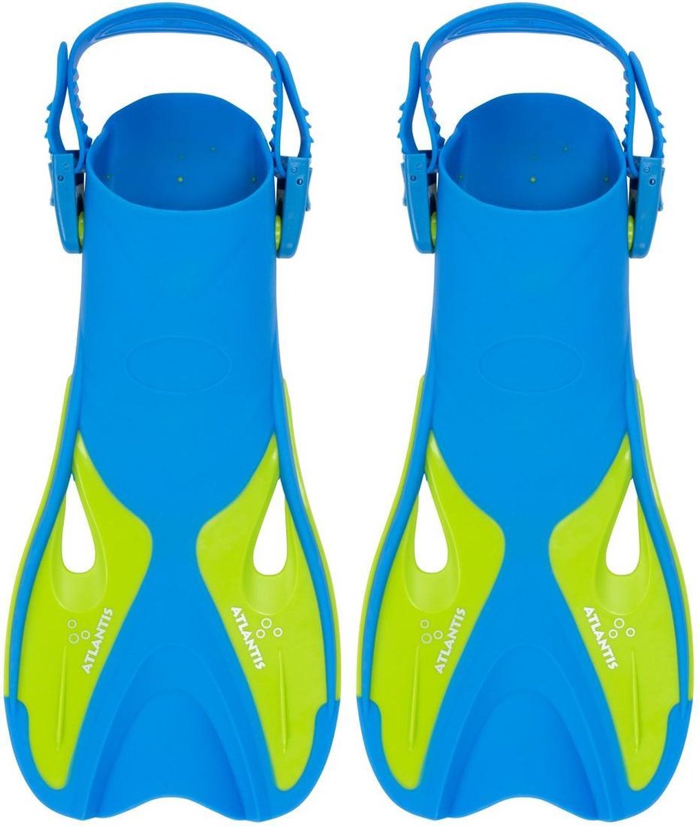 Atlantis Snorkelvinnen - Zwemvliezen - Volwassenen - Blauw/Groen - 36-41