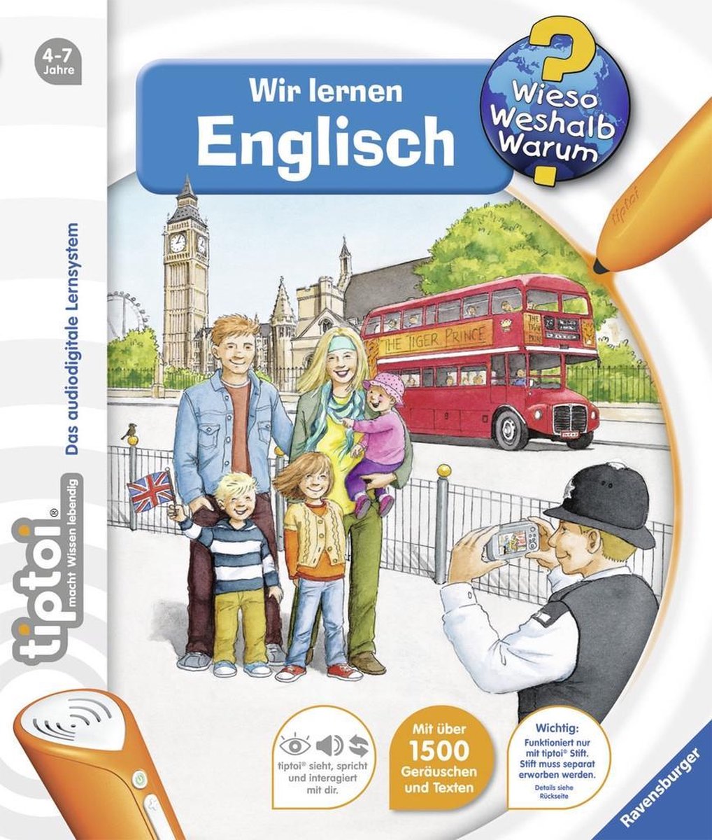 Ravensburger tiptoi® Wieso? Weshalb? Warum? Wir lernen Englisch