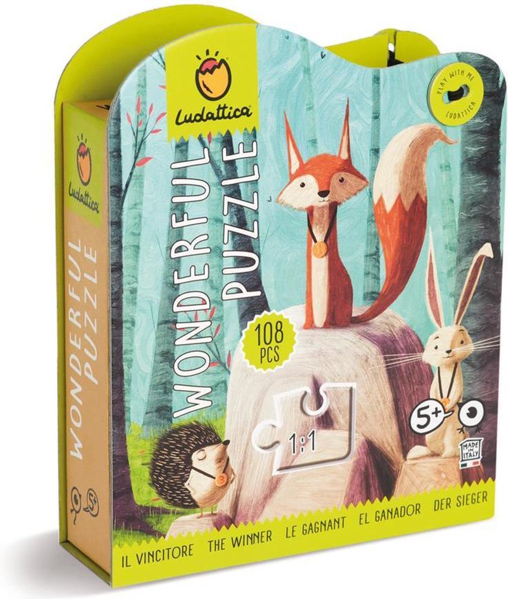 Ludattica Puzzels: THE WINNER Wonderful puzzel 21x27cm