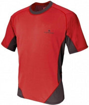 Ferrino T-shirt Glasshouse Heren Rood/zwart Maat L