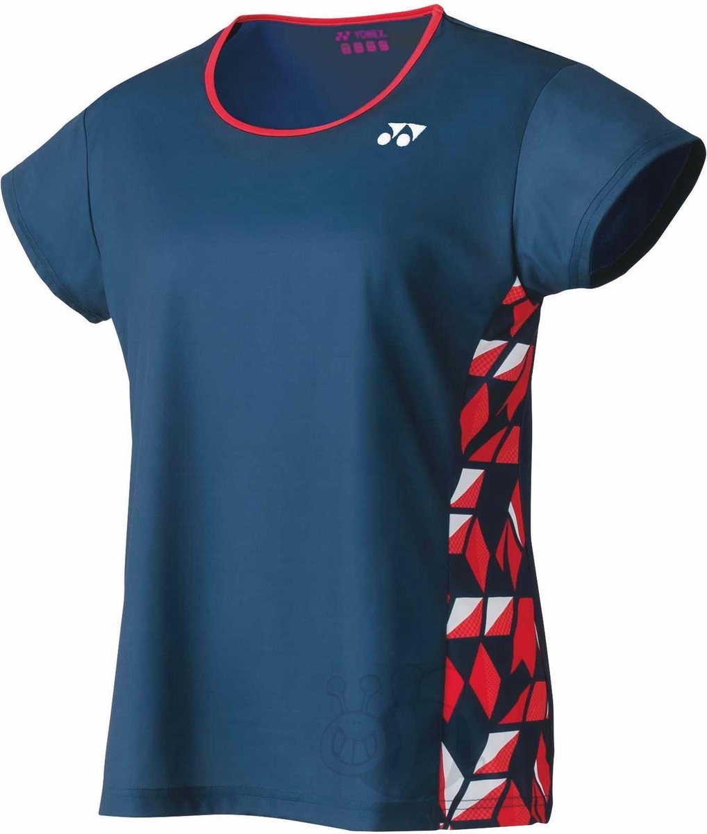 Yonex Tennisshirt Tournament Style Blauw Dames Maat Xxs