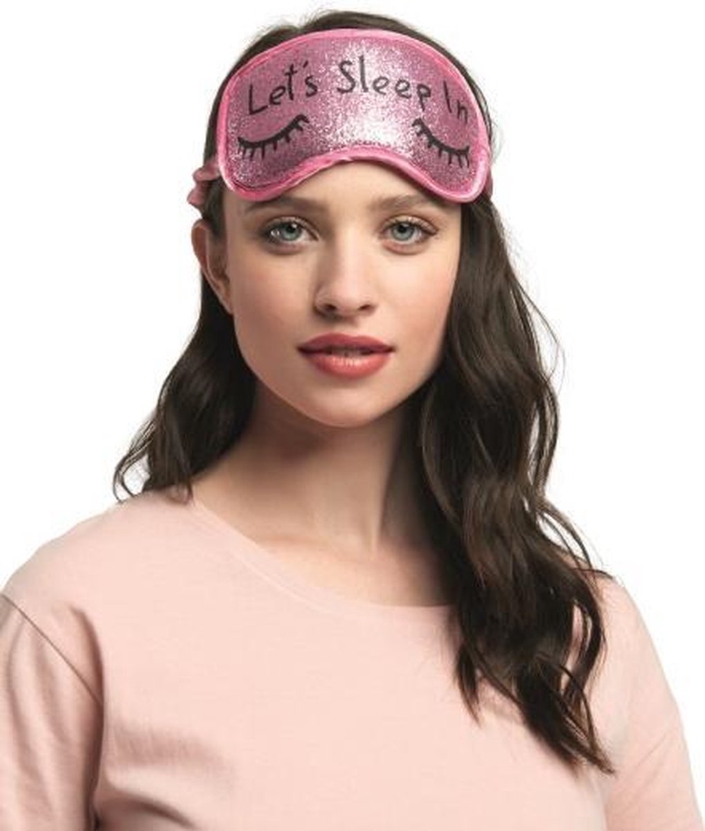 Siretessile Slaapmasker Geisha Dames Polyester Roze One-size