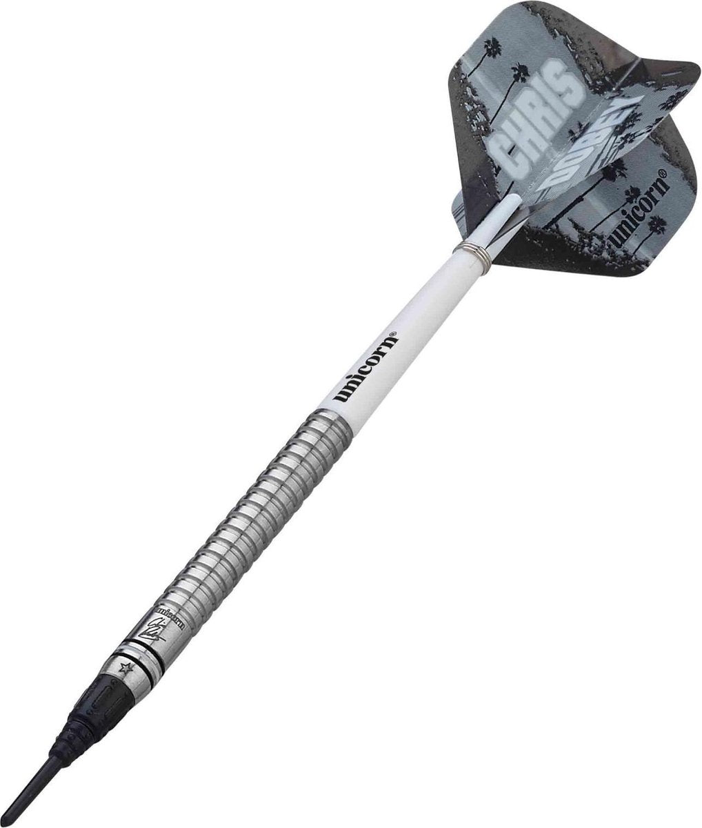 Unicorn Dartpijlen Maestro Chris Dobey Softtip 20g Zilver