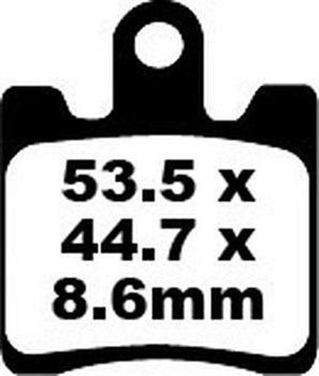 Set remblokken EBC FA-283